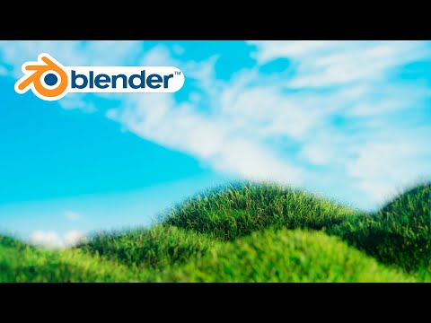 Видео: Blender для начинающих : Создание сцены с Травой
