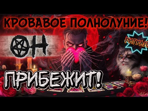 Видео: ‼️🔥ОН НАПИШЕТ СРАЗУ 1000%!❤️‍🔥КРОВАВОЕ ПОЛНОЛУНИЕ! САМЫЙ УПЁРТЫЙ ПРИБЕЖИТ!/ Рунная Магия! #ритуалы