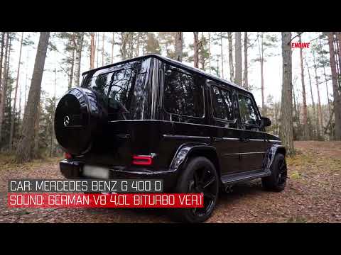 Видео: Mercedes G400D с системой ENGINEVOX