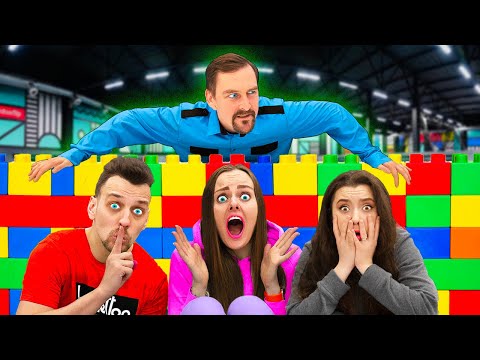 Видео: Экстремальные ПРЯТКИ От Охраны НОЧЬЮ в Батутной АРЕНЕ ЧЕЛЛЕНДЖ!