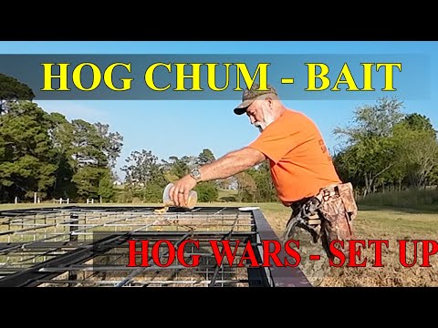 Видео: Hog Wars, эпизод 2. Установка ловушки Hog Chum Bait. Установка велосипеда и охоты. Установка 1.