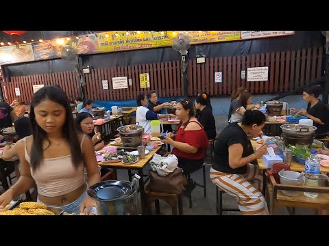 Видео: Pattaya. Где едят тайцы. Безлимитный буфет за 169 бат