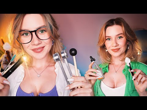 Видео: ❗️ АСМР ОСМОТР ЛОР ВРАЧА И МЕДСЕСТРЫ 👩‍⚕️ Чистка Ушек и Проверка Слуха asmr ear exam doctor