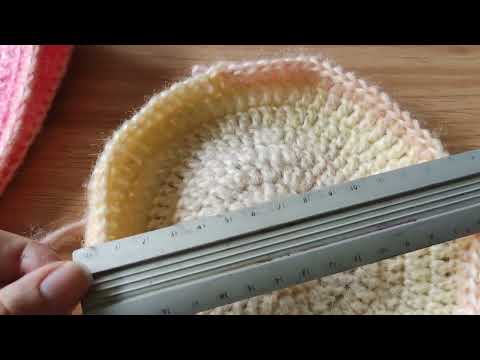 Видео: Шапка осіння ( 8 - 15 ряди) в'язана гачком 