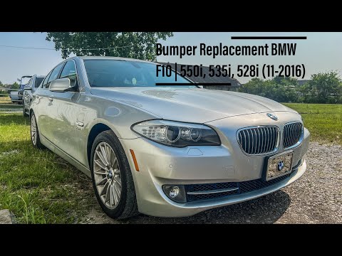 Видео: Замена бампера BMW F10 | 550i, 535i, 528i (11-2016)