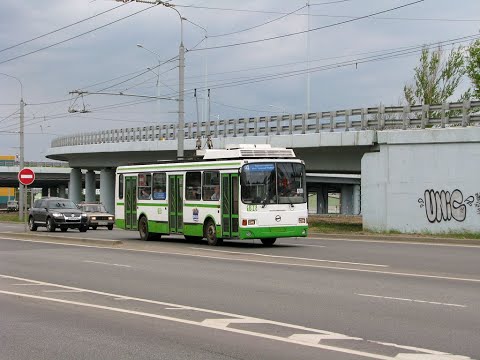 Видео: Троллейбус, 4-й маршрут (целиком). Ярославль. Вид из кабины.