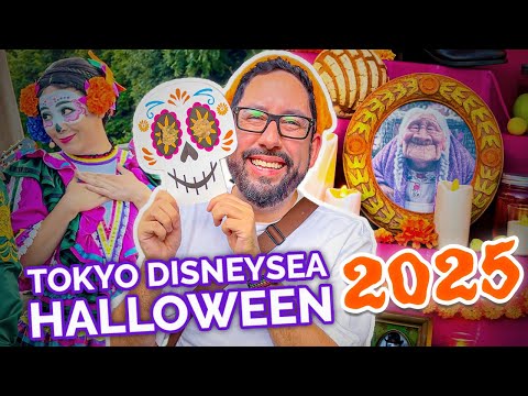Видео: Tokyo DisneySea 2025: гид по «Тайне Коко» на Хэллоуин и День мертвых!