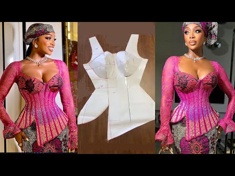 Видео: Как измерить и выкроить корсетный топ с асимметричным/закругленным подолом