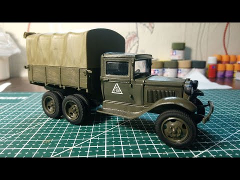 Видео: Сборная модель ГАЗ-ААА "Звезда" 1/35 (Ад для новичка)