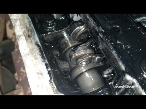 Видео: Почему нужно менять комплект гидрокомпенсаторов с рокерами на Ford Transit 2.4TDCi Common Rail, H9FA