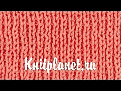 Видео: Как связать красивую резинку 1х1