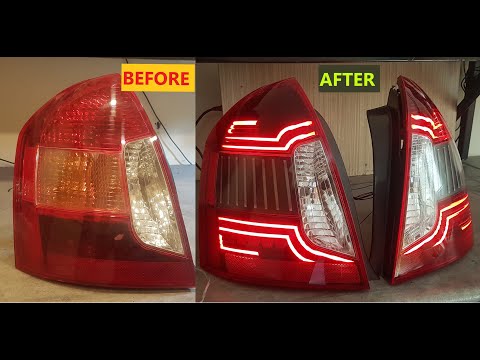 Видео: Как это сделано Hyundai Accent Era Led Tail Light