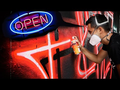 Видео: Я пробую рисовать НЕОНОВЫЕ ОГНИ (они БЛЕСТЯТ!)