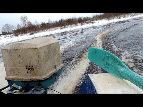 Видео: Лодочный мотор в условиях Крайнего Севера. Неман-1 и Привет-22.