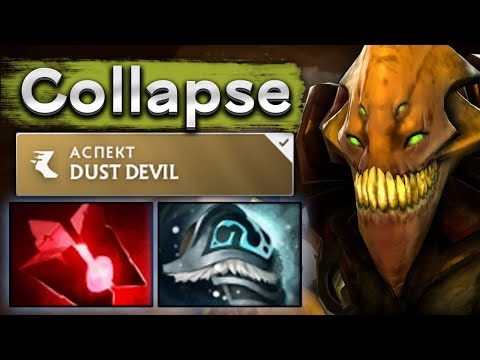 Видео: Колллапс на Санд Кинге после непростого старта - Collapse Sand King 7.37 DOTA 2