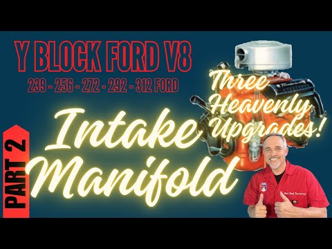 Видео: Как модернизировать впускной коллектор Y-блока Ford (239, 256, 272, 292 и 312)