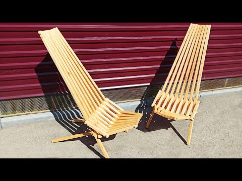 Видео: На таком кресле можно не плохо заработать! УЛУЧШЕНОЕ САДОВОЕ КРЕСЛО КЕНТУККИ с размерами