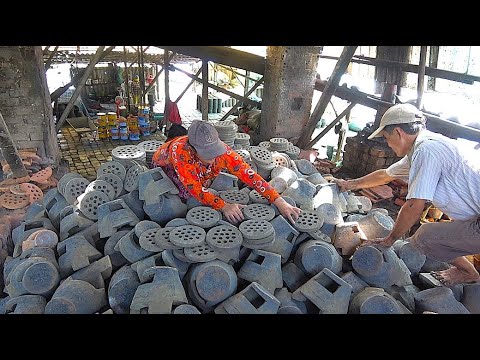 Видео: Всё делается вручную! Удивительные рабочие на фабрике жаровен