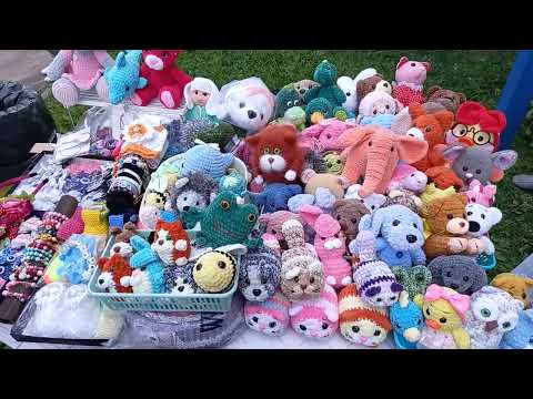 Видео: Ярмарка в парке.#свяжу_ на_200. Итог 174 игрушки.