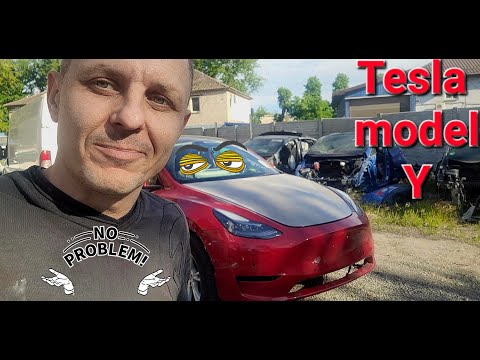Видео: Tesla model Y Подтяжка переднего лонжерона . Геометрия по лонжеронам. Устранение малых ударов.