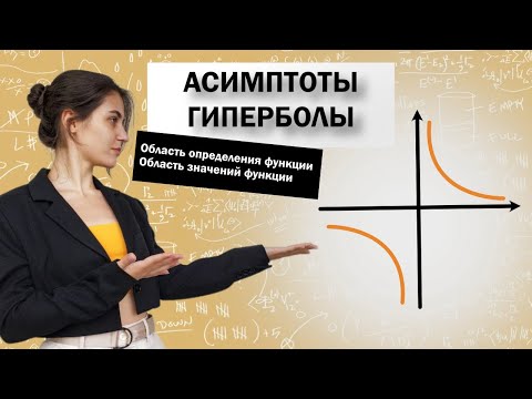 Видео: Как найти область определения и область значений функции. Гипербола. Асимптоты.