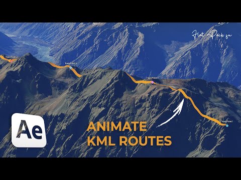 Видео: Создание динамических 3D-маршрутов | Google Earth Studio + After Effects 2023