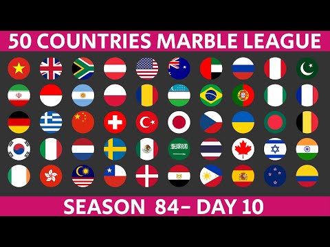 Видео: 50-страновая лига Marble Race, сезон 84, день 10/10, Marble Race в Альгоду
