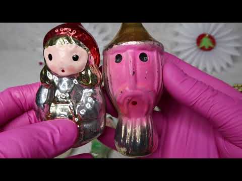 Видео: 🎄Посылки, а в них нежданчики. Игрушки 70-80-х годов.  Елочные игрушки СССР.