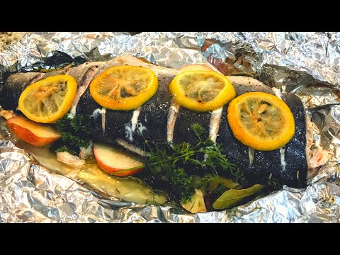 Видео: Горбуша запеченная в духовке. Сочный и вкусный рецепт рыбы.