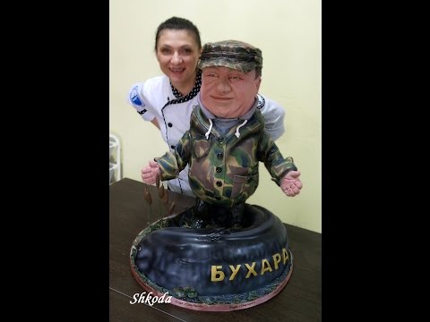 Видео: Реалистичный камуфляж из мастики