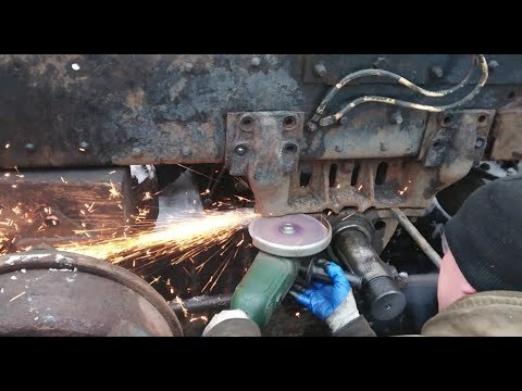 Видео: Замена краба Камаз с одной стороны! Демонтаж! Траверса, теория замены!