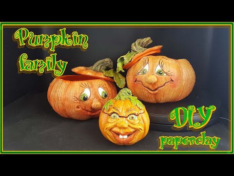 Видео: Happy Halloween. Тыква-шкатулка к празднику Хэллоуин.