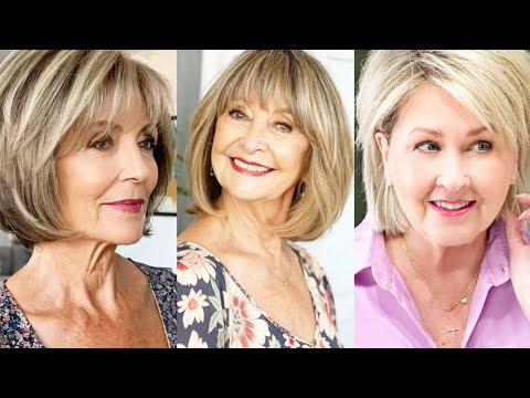 Видео: Стрижка для женщин 50+, 60+ и 70+ — женская стрижка