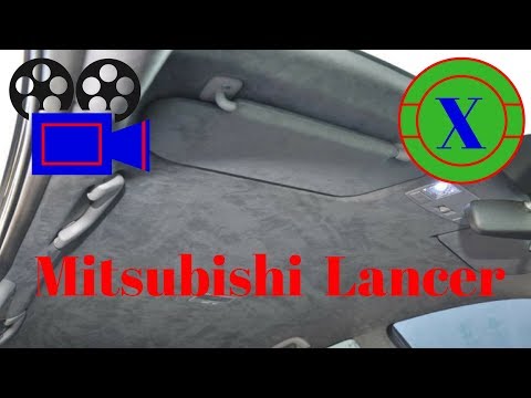 Видео: самостоятельная разборка потолка на Mitsubishi Lancer X