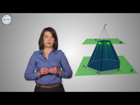 Видео: Геометрия 10 класс. Усеченная пирамида