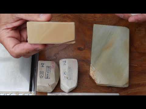 Видео: Посылка Японские натуральные камни для заточки опасной бритвы Japanese natural whetstones unboxing