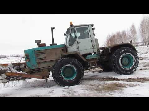 Видео: Тракторы Т-150К! РАСЧИСТКА СНЕГА!