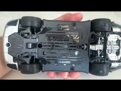 Видео: Обзор модели Porsche 911 Carrera (1993) в масштабе 1:18 от Bburago