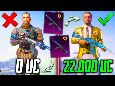 Видео: УДАЧНАЯ ПРОКАЧКА АККАУНТА на 22000 UC В PUBG MOBILE! ВЫБИЛ АКМ ЛЕДНИК и ПРОКАЧАЛ В ПУБГ МОБАЙЛ! ВАУ!