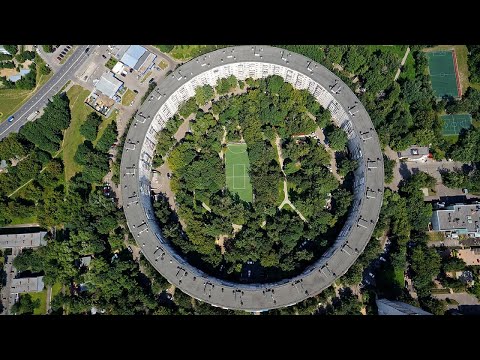 Видео: Круглый дом на Довженко 6! проект дома: I-515-9м! город Москва, (Раменки), Довженко 6 подъезд 20/21