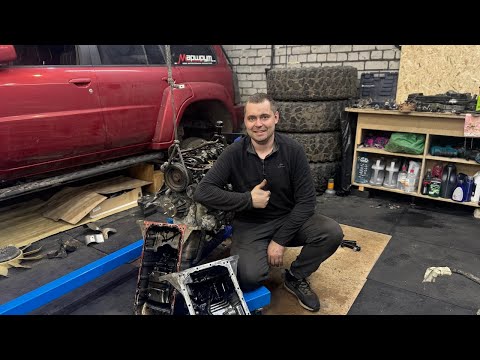 Видео: Nissan Patrol Y61- cвап ZD30 Ddti на ZD30 Common Rail - Часть 4