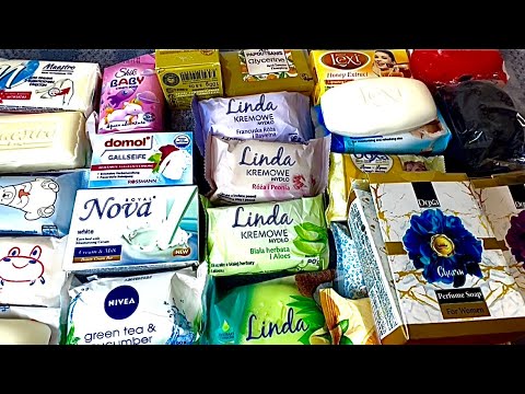 Видео: Покупки мыла в коллекцию: Doxa, Linda, Nivea, Nova, Shik.  Первое аллепское мыло в покупках