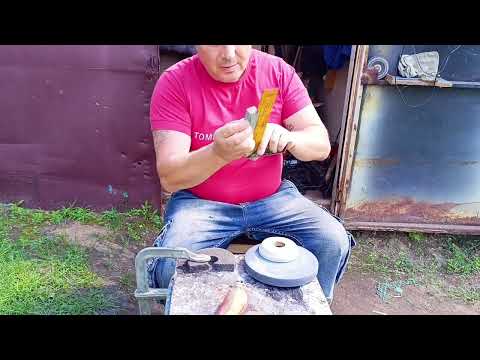 Видео: Советский заточной брусок - правка поверхности.