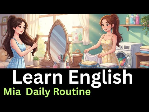 Видео: Моя ежедневная рутина | Простая практика аудирования на английском языке | English Redo Channel |...