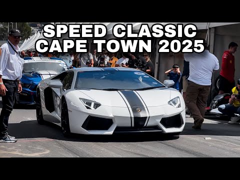 Видео: Суперкары мчатся на полной скорости по улицам Кейптауна! | Speed ​​Classic Cape Town 2025