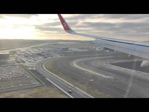 Видео: Turkish Airlines. A321-271NX(A321NEO). Landing in Istanbul  New Airport. Посадка в Стамбуле.