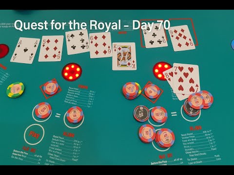 Видео: Я в поисках роял-флеша в Техасском Холдеме. День 70. Три раза вокруг стула.
