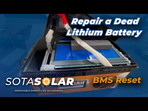 Видео: Ремонт разряженного литиевого аккумулятора для автодома — как сбросить BMS аккумулятора LiFePO4