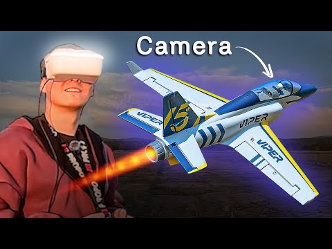 Видео: ПОЛЕТ ОТ ПЕРВОГО ЛИЦА НА РЕАКТИВНОМ САМОЛЕТЕ | FPV FMS VIPER V2