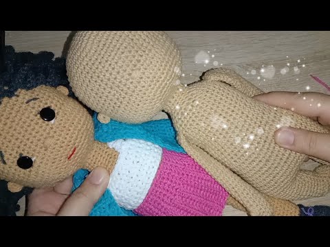 Видео: Крючокпен кукла тоқу #қазақша #тоқу #крючок